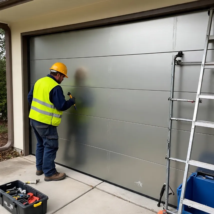 Broken garage door opener chain and motor issue”